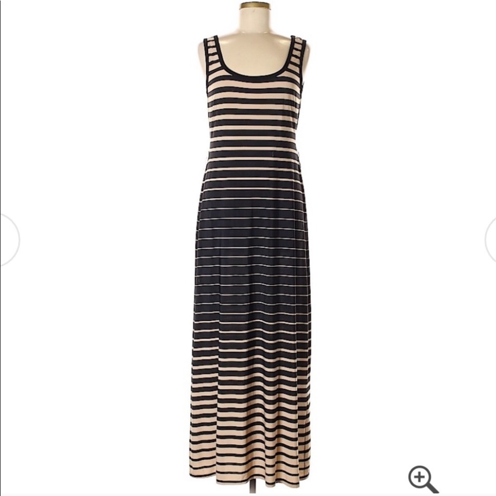 stripped maxi dress
